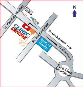 Sen Sok Clinic Map