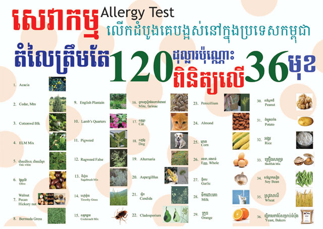 Allergy Test Package